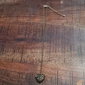 Copper heart locket